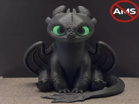 Toothless - figurine (AMS Version + NO AMS)