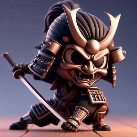 Oni Samurai 03 / Magic Makes