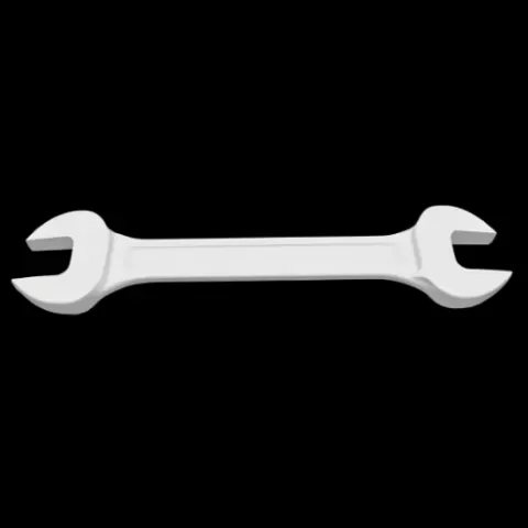 Double Open-End Flat Wrench