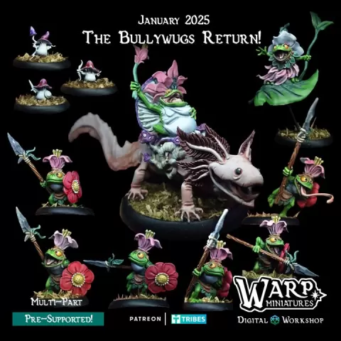 The Bullywugs Return Pack by Warp Miniatures