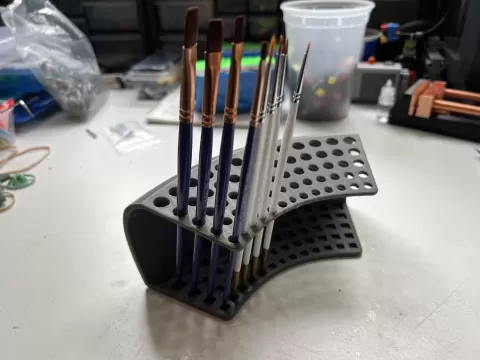 Paint brush holder