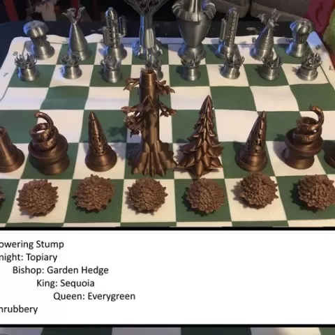Chess Set - Evergreen