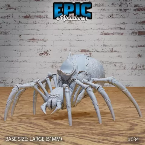 Giant Spider Mount / Arachnid / Evil Crawler / Insect Beast / Nature Arachnoid / Wild Animal / Woodland Creature / Forest Monster by Epic-Miniatures