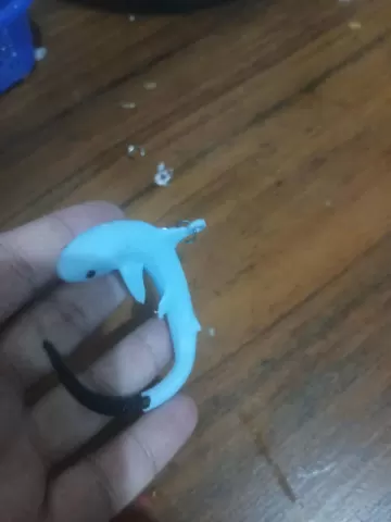 Shark keychain