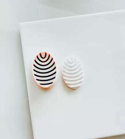 Oval Embossed