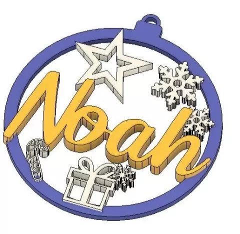 Noah - Christmas sphere