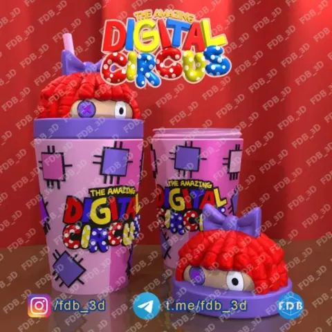 VASO MILKSHAKE DIGITAL CIRCUS / VASO MILKSHAKE RAGATHA