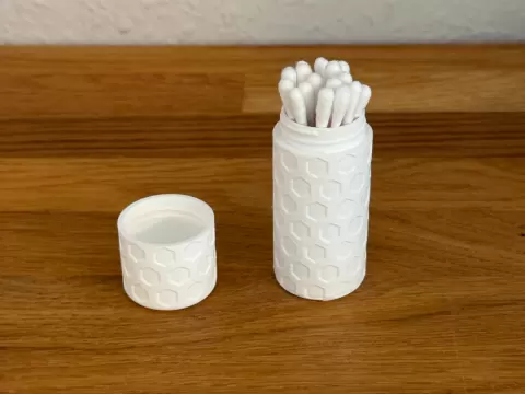 Q-Tip Reisebehälter