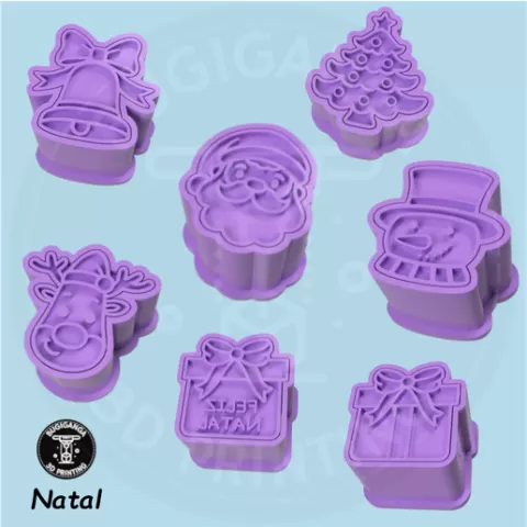 Christmas Theme Brigadeiro and Sweets Ejector Kit - Kit Ejetor para Brigadeiro e Doces Tema Natal