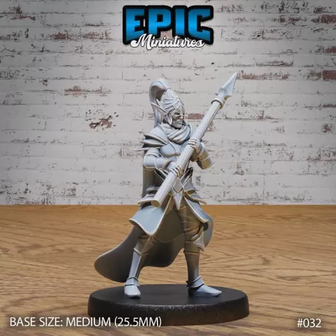 Dark Elf Army Ballista Operator / Elven Fighter / Elvish Warrior / Forest Nature Guard / Woodland Spirit / Underdark Encounter by Epic-Miniatures