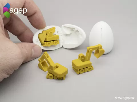 Surprise Egg #4 - Tiny Excavator
