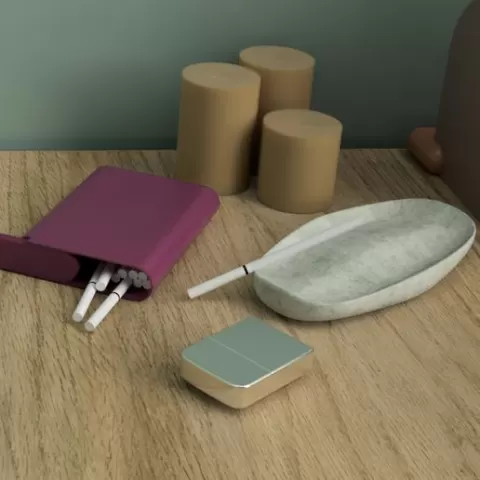 Cigarette box