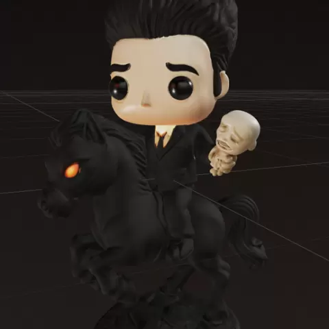 Sleepy Eraserhead 3D Model
