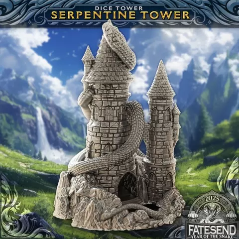 Serpentine Tower Dice Tower 🏰🐍 by FatesEnd