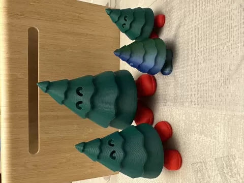 Cute Christmas tree with shoes