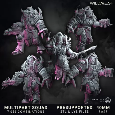 Chaos Excess - Annihilators Unit by WildMesh