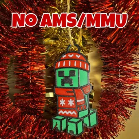 Christmas Minecraft Creeper