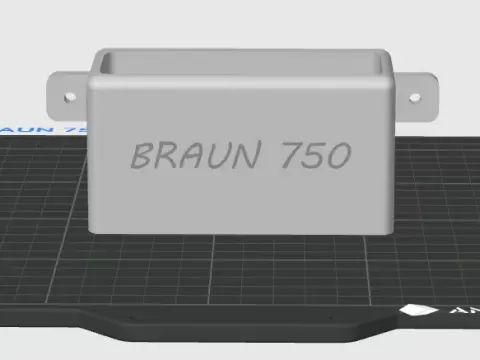 BRAUN 750 Wall Box Holder