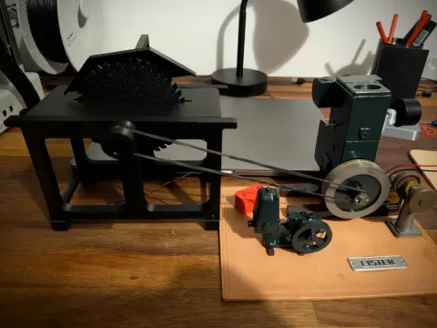 Lister D engine model