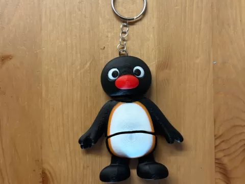 Flexi Pingu Keyring
