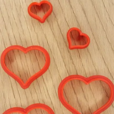 Polymer Clay Heart Cutter #047
