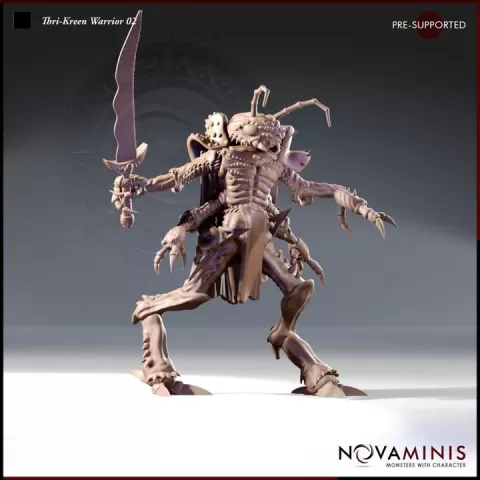 Thri-Kreen Warrior 02 by NovaMinis