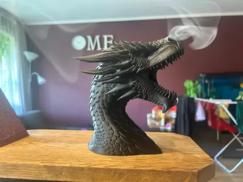 Smoking dragon incense