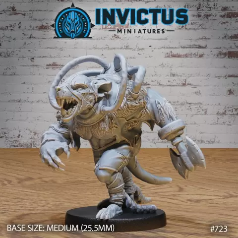 Dark Rats Clan Giant / Space Rodent Warrior / Future Ratmen Army / Rattus Fighter / Humanoid Rat Animal / Sci-Fi Encounter by Epic-Miniatures