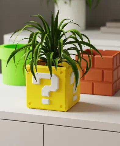 RETRO BLOCK Collection - Planter Set