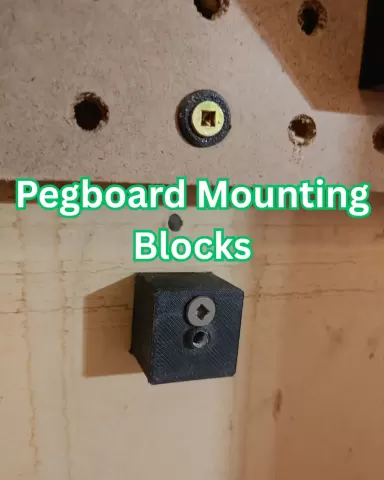 Pegboard Mounting Blocks
