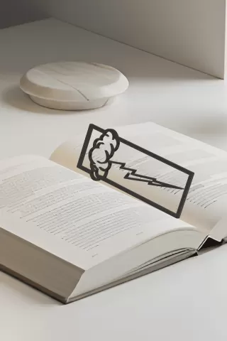 Cloud, Lightning Bookmark, Gift Idea