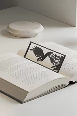 Phoneix Bookmark, Gift Idea