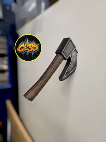 Rusty Axe Fridge Magnet