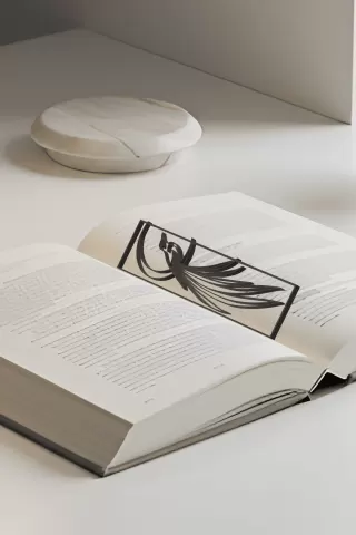 Moon And Bird Bookmark, Creativity Bookmark, Gift Idea