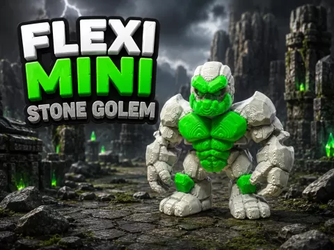 Flexi Mini Stone Golem