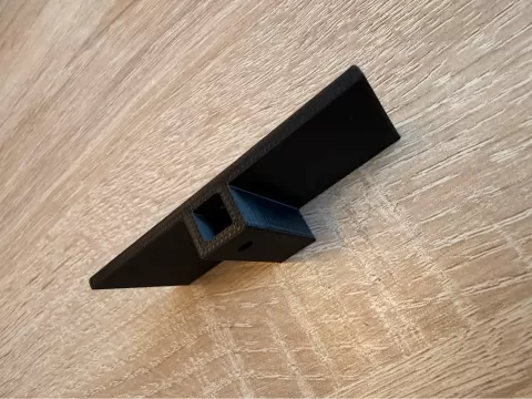 Adapterplatte + Aufnahme für Anhängekupplung 7x7