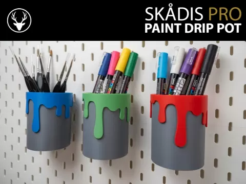 Skadis PRO - Paint drip pot