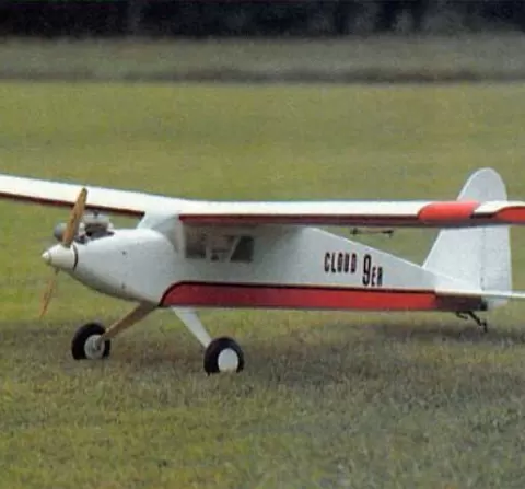 RC model aircraft hood Cloud Niner