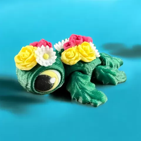 Flower Bouquet Turtle
