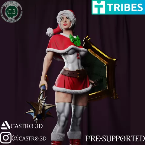 Christmas Half-Elf - BG3 by Castro3D