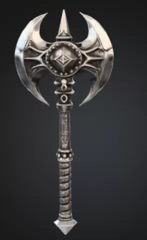 double sided axe prop
