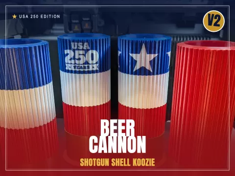 Reloadable Shotgun Shell Beer Cannon V2