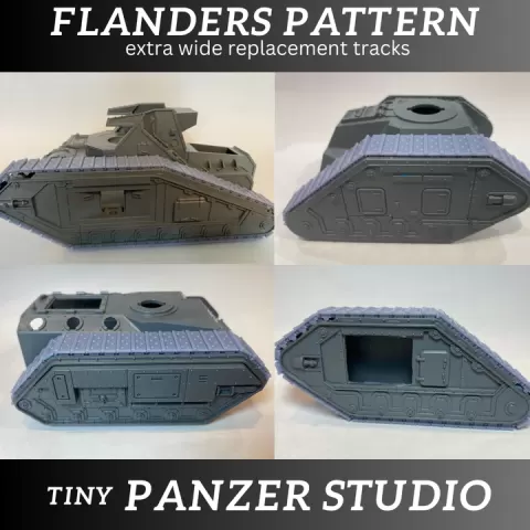 Flanders Pattern Wide Tracks by Tiny Panzer Studio