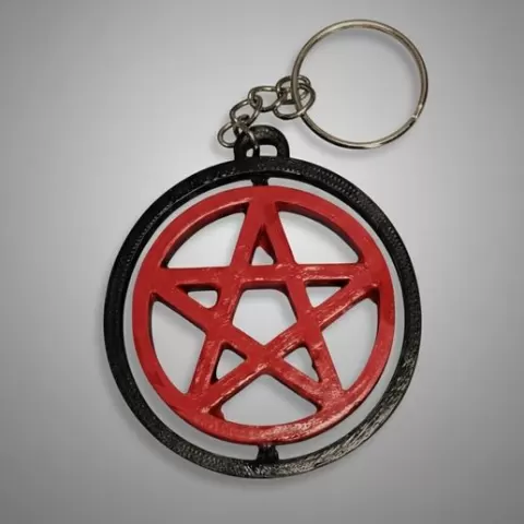 KEYRING "PENTACLE" or "PENTAGRAM".