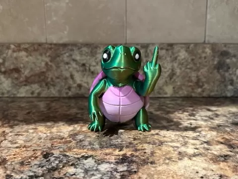 middle finger turtle