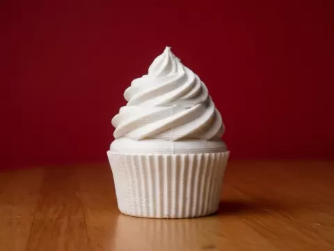 1:12 Scale Cupcake 3D Model – Miniature Dessert