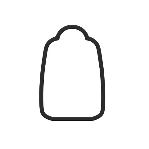Backpack Cookie Cutter STL File - 4 inches