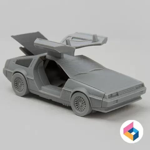 Foldable car Delorean