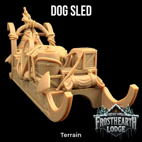 Dog Sled | PRESUPPORTED | Tales From Frosthearth Lodge by The Dragon Trappers Lodge