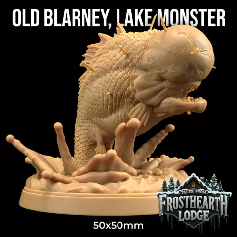 Old Blarney, Lake Monster | PRESUPPORTED | Tales From Frosthearth Lodge by The Dragon Trappers Lodge
